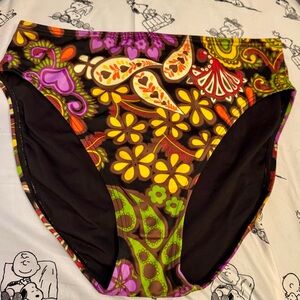 Victoria Secret Colorful Paisley Floral Bikini beach Bottom